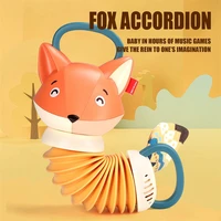 orzkids cartoon fox accordion toys baby early education musical instrument vocal electronic kids educational toy children gifts