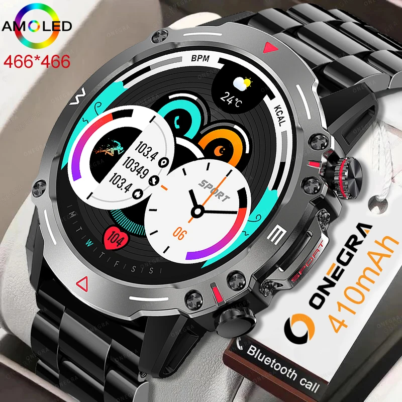 

2023 new NFC smart watch men's outdoor sports watch waterproof smart watch fitness 24-hour heart rate blood oxygen monitor is su