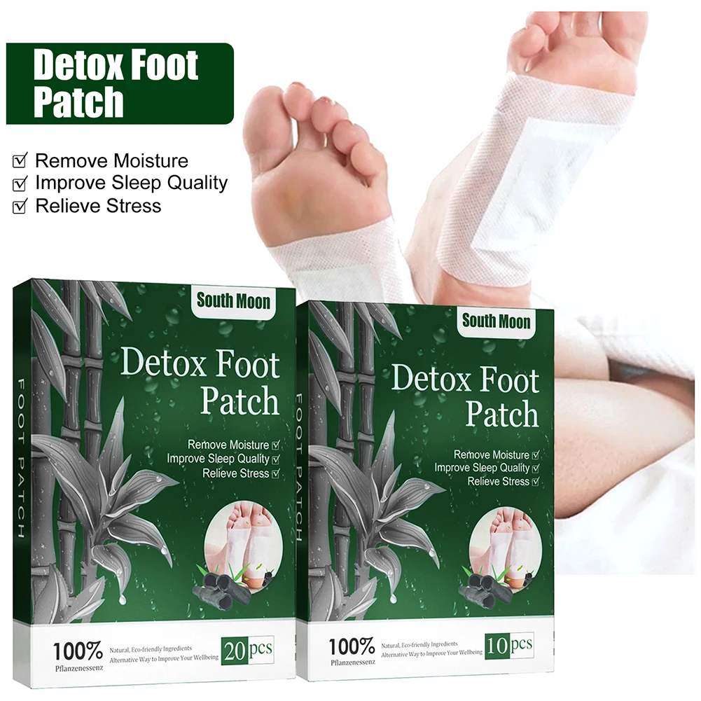 

2/10/20pcs Detox Foot Patches Body Slimming Deep Toxins Cleansing Herbal Foot Pads For Weight Loss Body Health