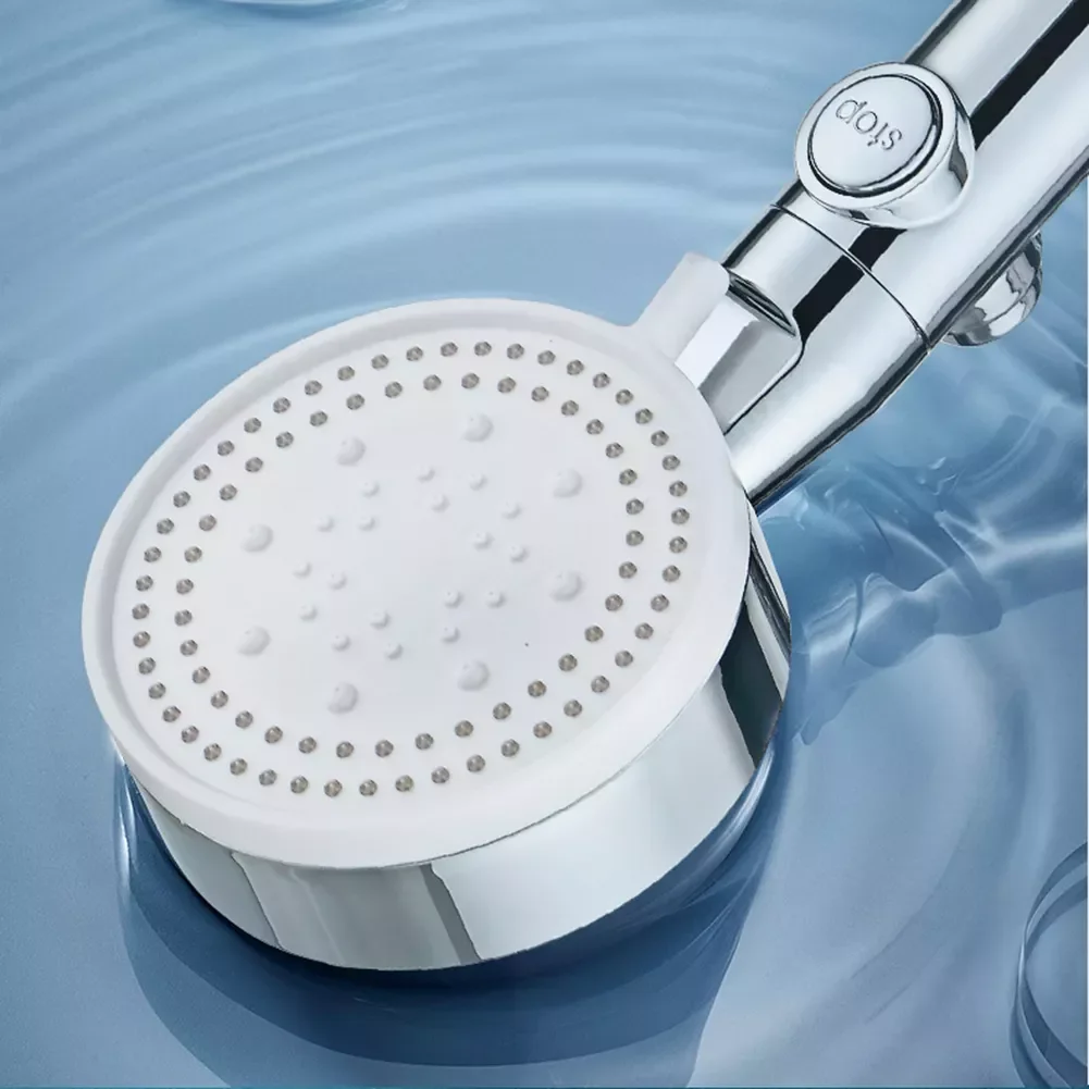 

NEW IN 4 Gear Adjustable High Pressure Shower Head Water Saving Rainfall Sprayer SPA Nozzle Modern Bathroom Accessories Shower