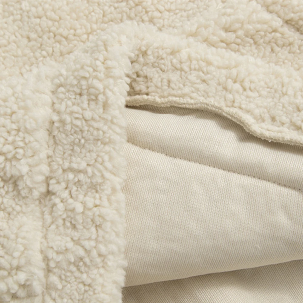 Covrlge Stand Collar Men's Coat Lamb Wool Casual Pullover National Fashionable Parka Warm Versatile New Design Sense Top MWM148