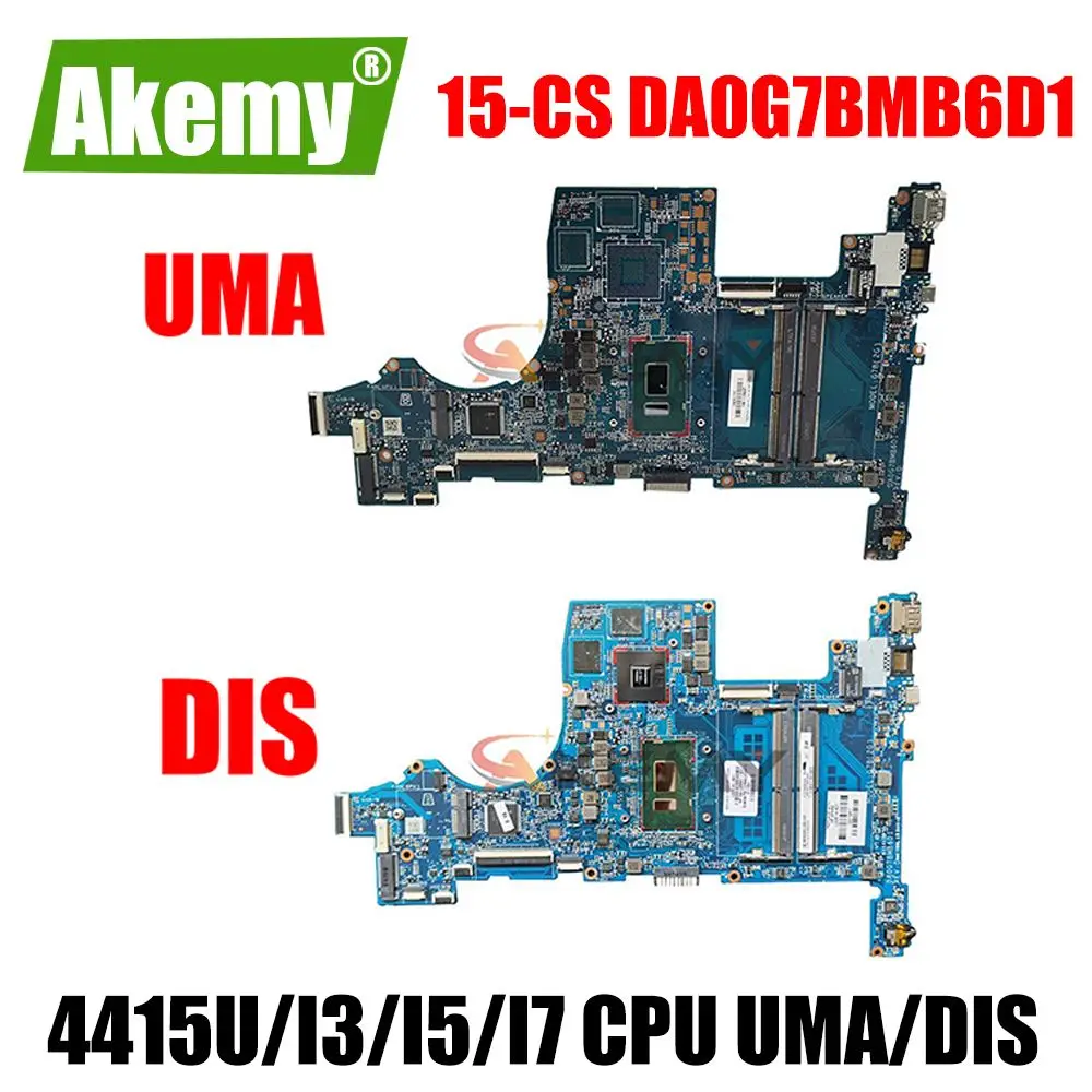 

Материнская плата для ноутбука HP 15-CS с процессором 4415U I3 I5 I7 8-го поколения V2G GPU DDR4 DA0G7BMB6D1 DA0G7BMB6D0 материнская плата
