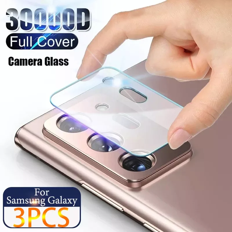 

3PCS Camera Screen Protection Glsss For Samsung Galaxy S21 Note 20 Ultra S20FE S20 S10 Plus Tempered Glass A52 A51 A71 A72 Film