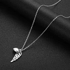 Ожерелье с ангельскими крыльями для памятного сочувствия потеря памяти матери отца мамы Муж папа малыша