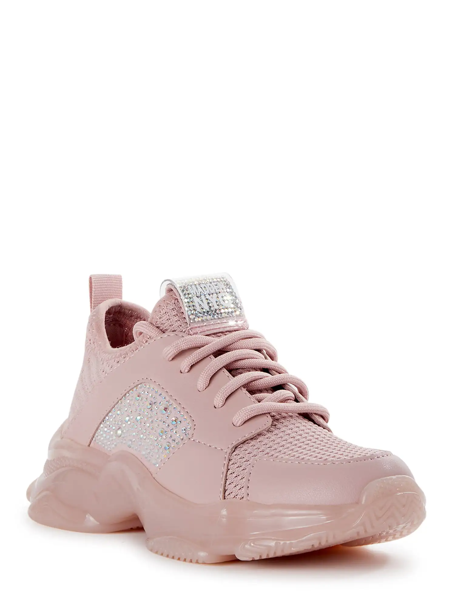 

Little Girl & Big Girl Rhinestone Sneakers, Sizes 13-6