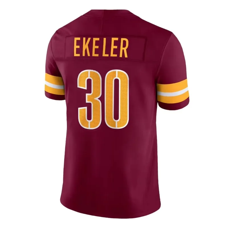 Мужской трикотаж для американского футбола дышащий регби Redskins с v-образным