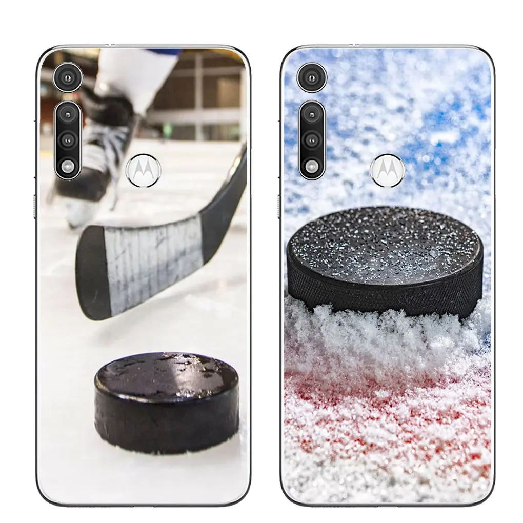 Чехол для телефона хоккея с шайбой Motorola Moto One G8 G7 Play Action Fusion Plus Power vision Zoom Hyper Macro Funda