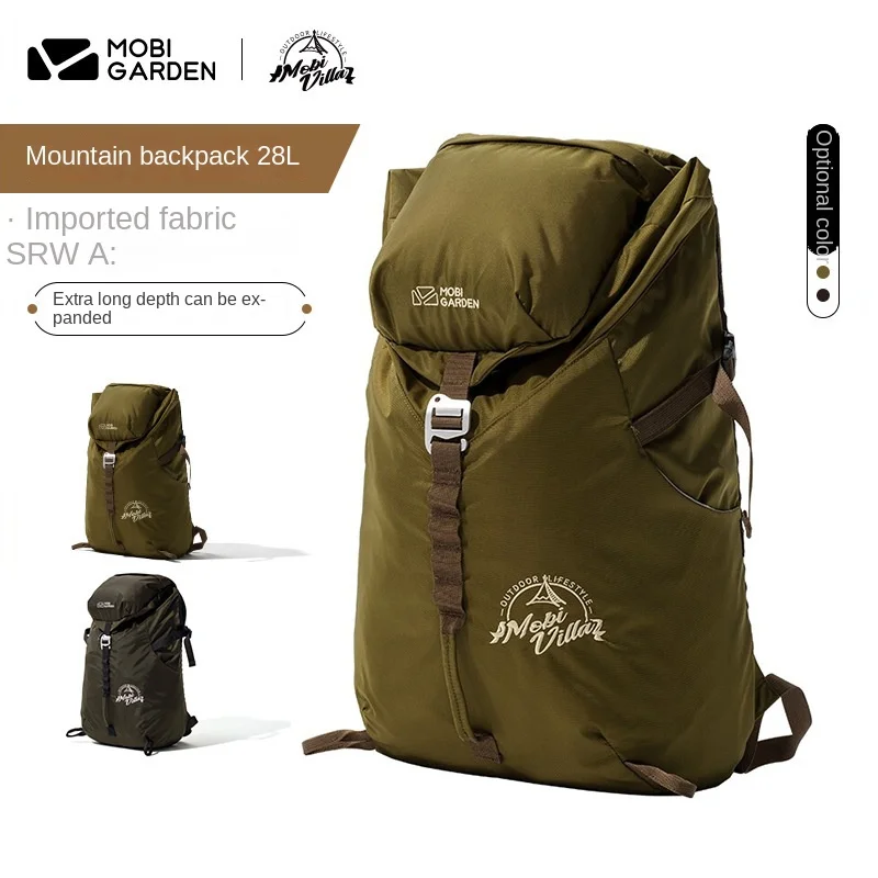 

Outdoor Backpacking Hiking Backpack Lightweight Anti Water Sports Backpack Hiking Bag Can Be Extended Large Capacity of 28L