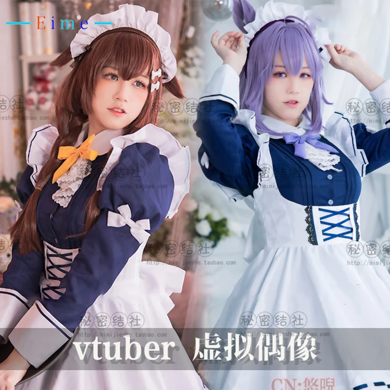 

Костюм для косплея EIME VTuber Inugami Korone, женский милый костюм для карнавала, ювелирный костюм, наряд для аниме на заказ