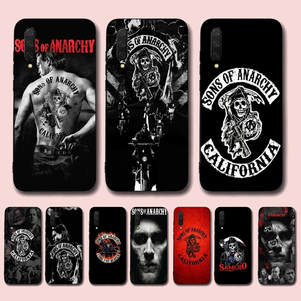 Чехол для телефона S-Sons of A-Anarchy TV Xiaomi Mi 5X 8 9 10 11 12 lite pro 10T PocoX3pro PocoM3 Note