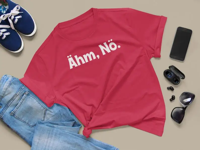 

Women's shirt um, nope Women's Shirt Sayings Burgundy Red printed 100% cotton T-shirt Streetwear harajuku Unisex Drop Shipping