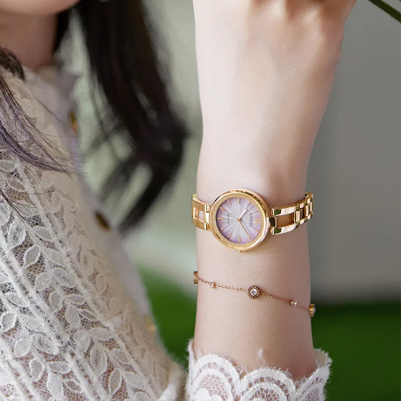 CITIZEN новые женские часы Citys легкие кинетические модные повседневные простые для