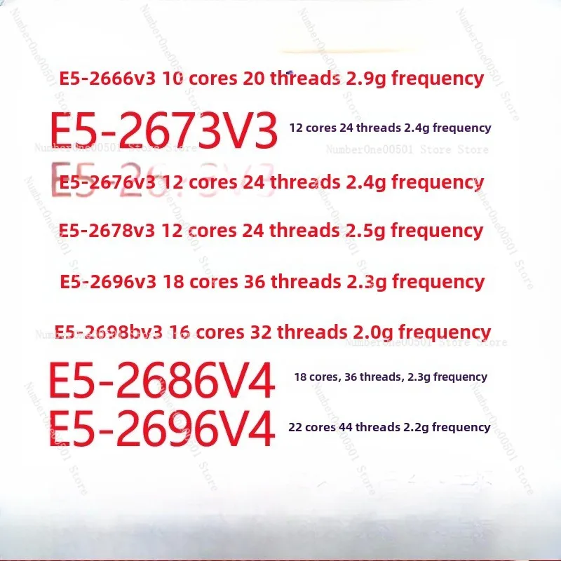 Старая не новая 90% E5 2673V3 2666V3 2686V4 2680v4 2683V3 2696V3 2678V3