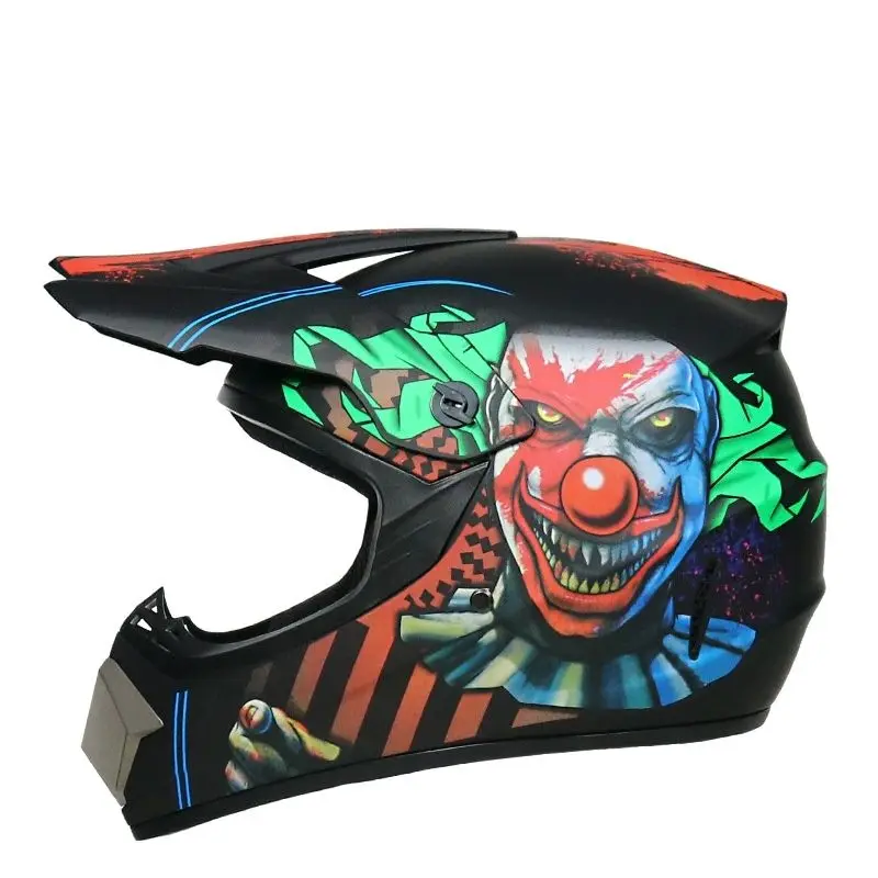 

Professional Light Weight Motorcycle Off-road Helmet 3 Free Gift Fashion Design Downhill Mountain Helmet Suitable Kid