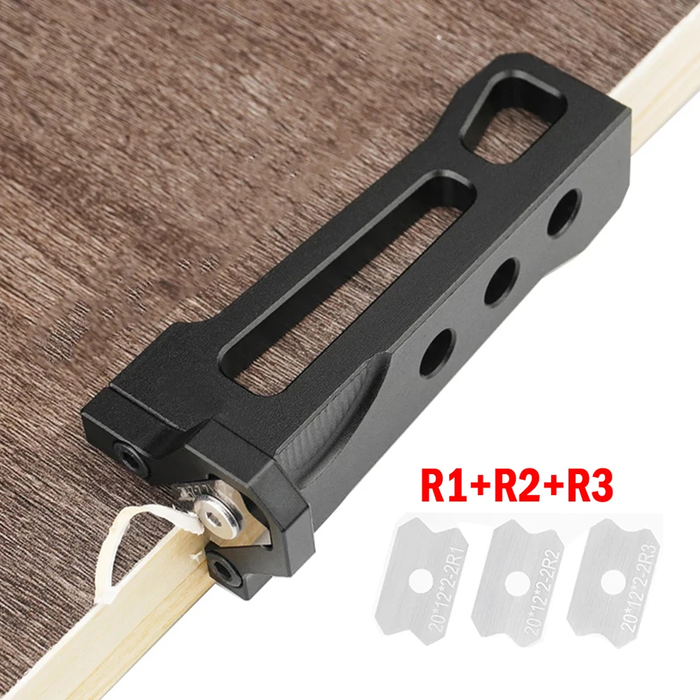 

4pcs/set Woodworking Edge Trimmer Corner Planer Arc Wood Chamfering Fillet Scraper Board Deburring Tool Woodworking Hand Tools