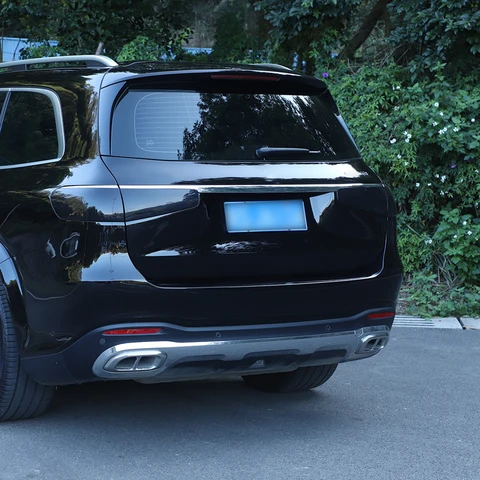 Декоративный дизайн, задний фонарь из АБС-пластика, черненый корпус, абажур, защитный чехол для Mercedes Benz GLS X167 2020-2022, автомобильные аксессуары