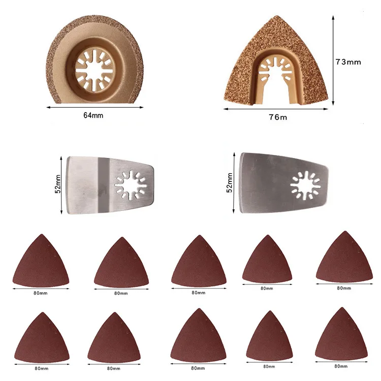 

Multi-function Saw-Grinding Scraping Blades Set For Renovator Sanding Grinding And Cutting Power Tools Accessories