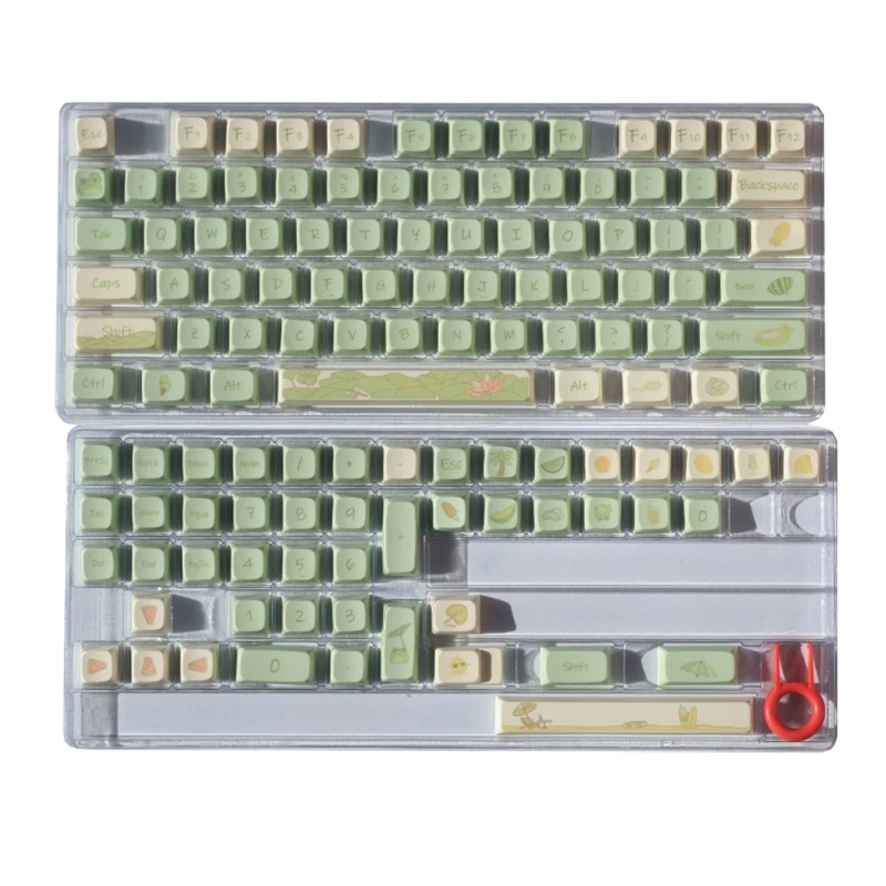 Сублимированные колпачки PBT FA Flower Theme 123 шт. Колпачки для механических 87HC