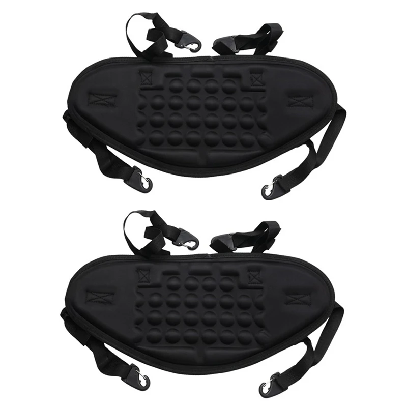 

2Pcs Adjustable Kayak Cushion Canoe Environmental Protection Seat Back Rest Pad Kayak Soft Thick Back Support Pad