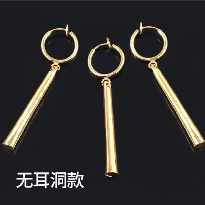 Аниме новые цельные серьги Solon в одном стиле серьги-клипсы унисекс не требующие