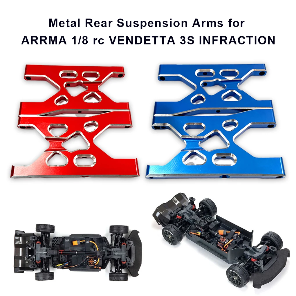 

Алюминиевые задние рычаги для ARRMA 1 8 Rc VENDETTA 3S, усиленная прочность и производительность