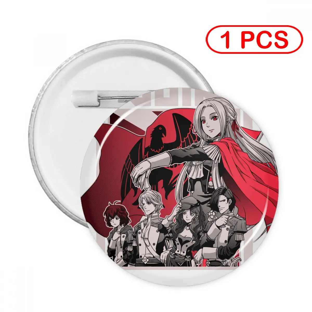 

Огненная эмблема мягкая булавка для кнопки брошь на одежду креативные булавки ювелирные изделия искусственное соединение черный Орлан жен...