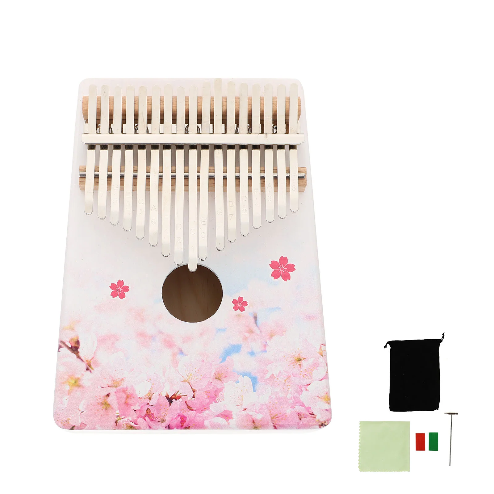 

Thumb Piano Finger Piano Portable Instrument Kalimba Gift )