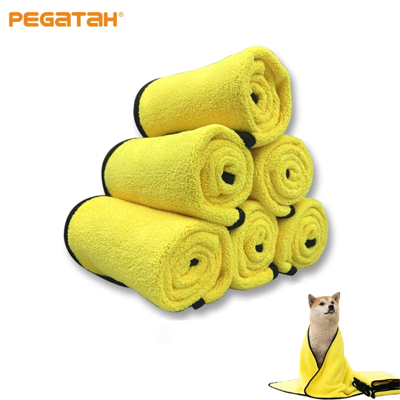 

Quick-drying Pet Towels Bath Absorbent Soft Convenient Pet Shop Cleaning Towel Lint-free Dogs Cats Special Pet Products
