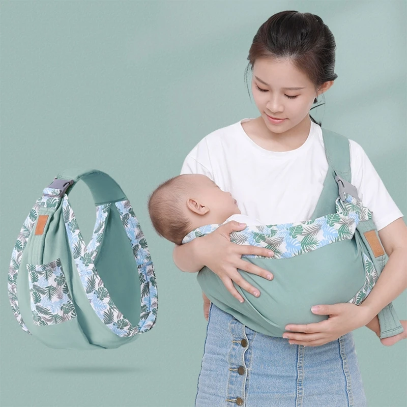 

Накидка для новорожденных, регулируемая Наплечная слинг для переноски, дышащая для переноски, дорожное снаряжение унисекс для ребенка, Прямая поставка