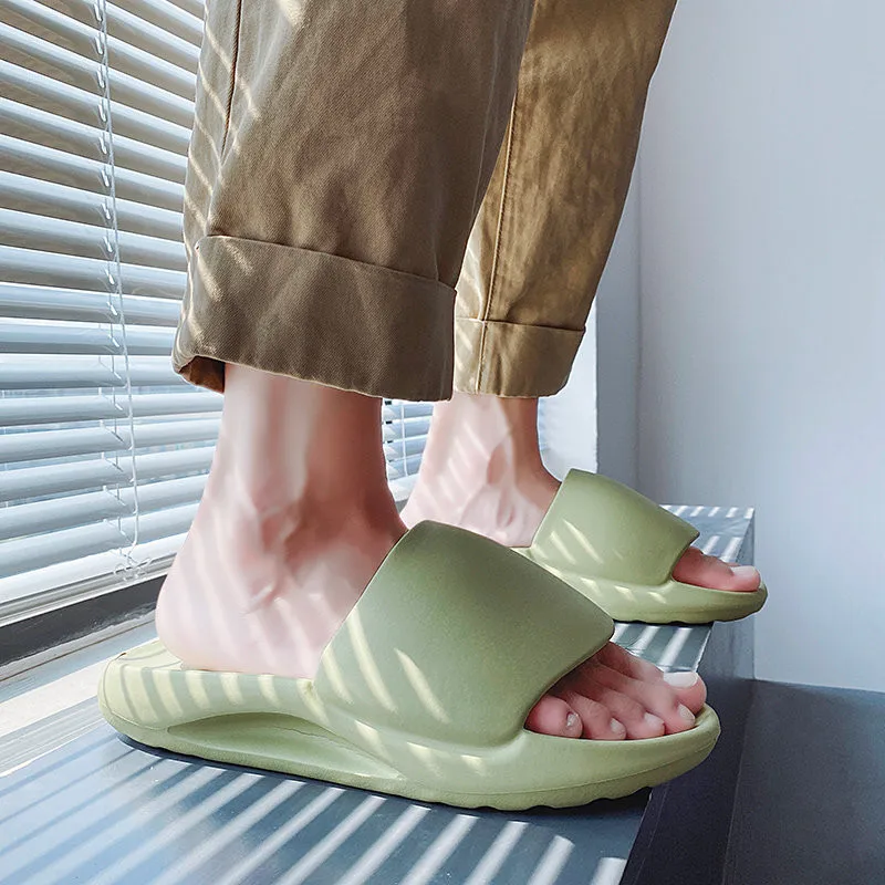 

Шлепанцы для дома и светильник жа, мягкие Нескользящие, Эва, обувь на толстой подошве, для дома, для мужчин и женщин, лето 2022