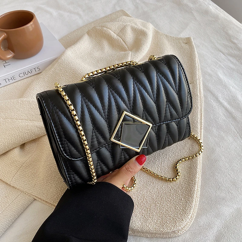 

Роскошная дизайнерская сумка YILIAN, женская кожаная сумка через плечо с цепочкой для женщин, сумка-мессенджер на плечо для женщин