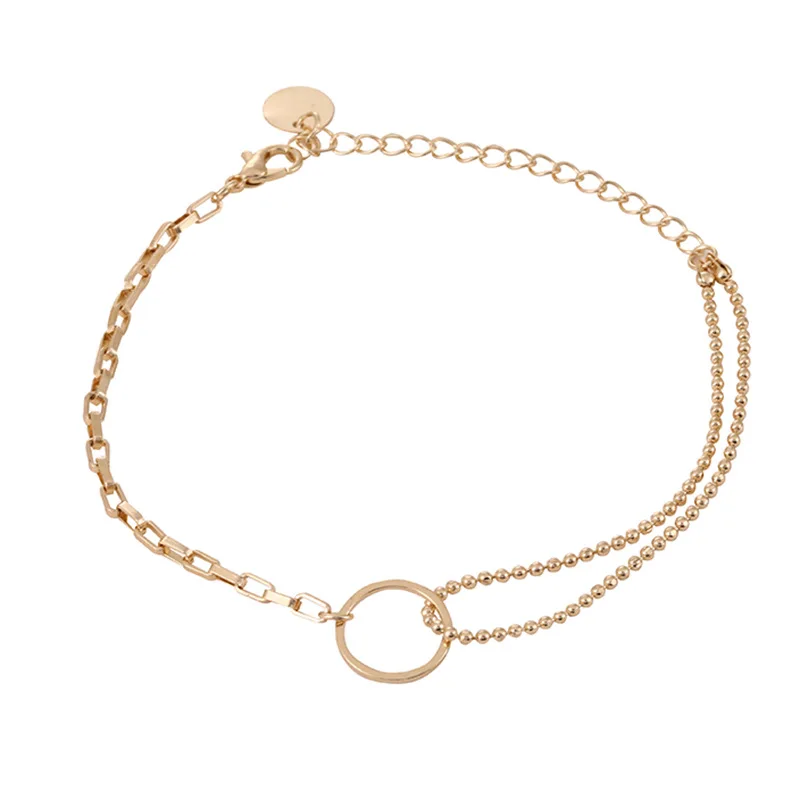 

Ювелирные изделия геометрический Круглый браслет темпераментный Универсальный нишевый Асимметричный браслет