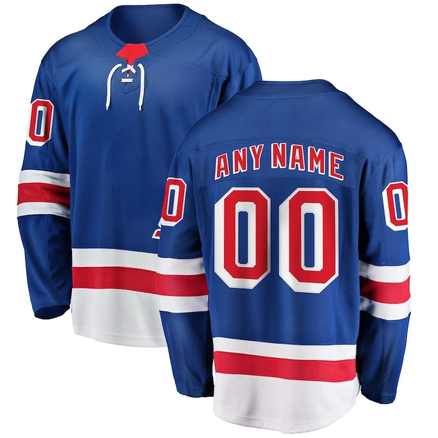 Сшитый на заказ хоккейный трикотаж Нью-Йорка для мужчин и женщин молодежная