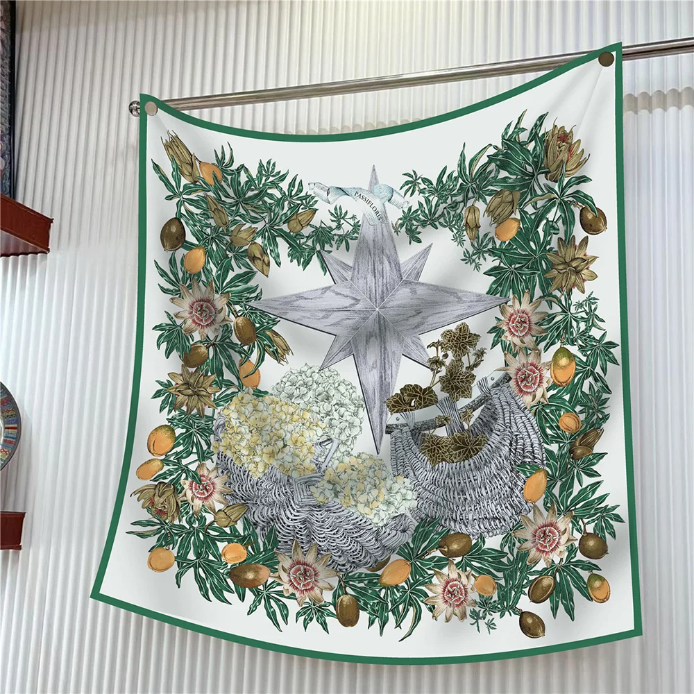 Шелковый шарф MENGLINXI