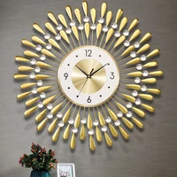 digital luxury wall clock decoration living room home design clock for room kitchen decor large horloge murale wall decor