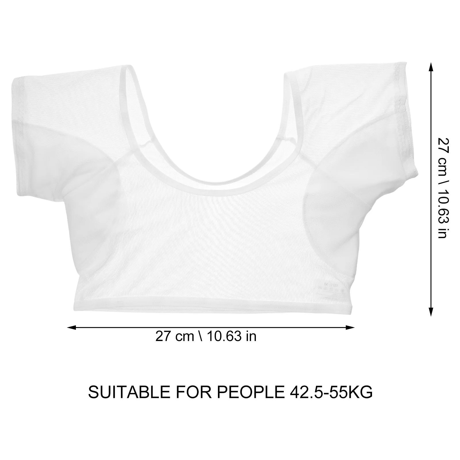 

Сетчатая толстовка жилет для подмышек для девушек женщин потеря веса моющаяся молочная шелковая быстросохнущая Мужская рубашка для похудения