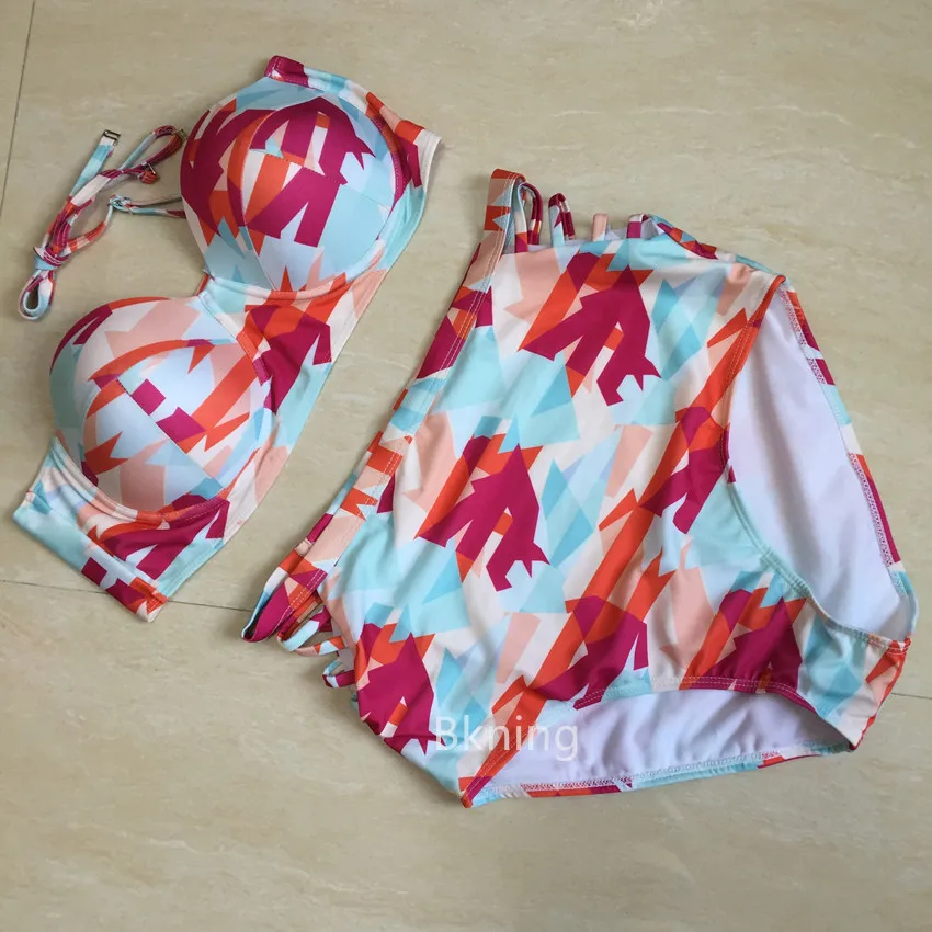 Женские купальники на косточках большие размеры купальный костюм Большой летнее