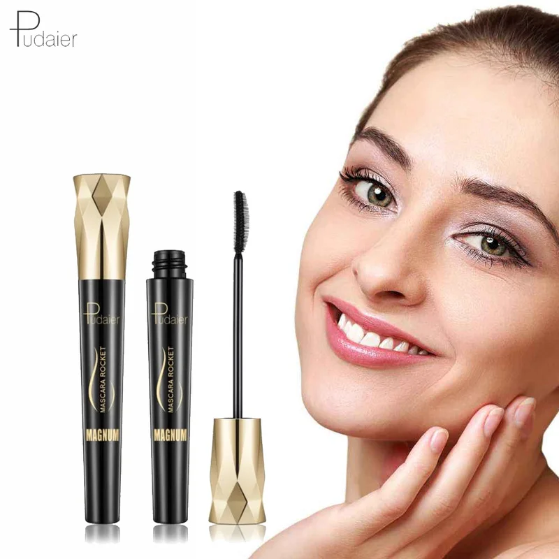 

Pudaier Crown 4D Silk Fiber Lashes Mascara Smudge-proof Lengthens Eyelashes Curling Waterproof Growth Lash Lift Bulklash Makeup