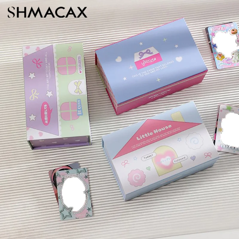 Kawaii 3-дюймовая Фотокарта Kpop Home Series Коллекционная Коробка Для Хранения Маленький