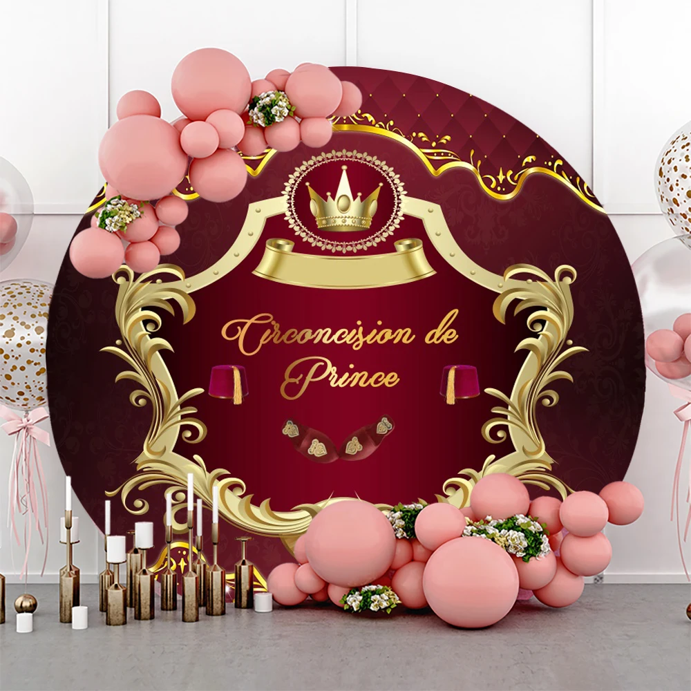 Маленький принц изготовленный на заказ шляпа мандук тахара Круглый фон золотой