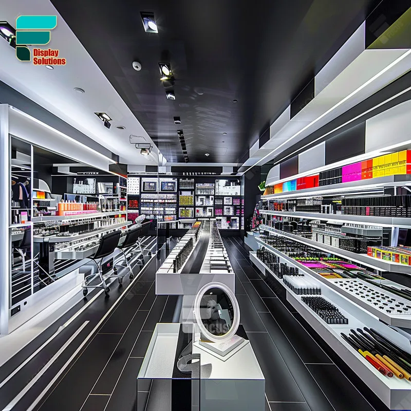 Индивидуальный демонстрационный стеллаж для косметики стойка духов магазина