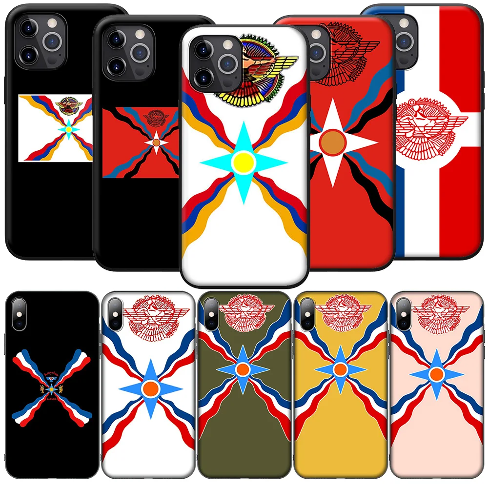 Assyria Flag Assyrian Case for Samsung Galaxy A01 A02 A03 A03S A10 A10S A20S A30 A30S A50 A50S A70 M30 M30S M02 M51