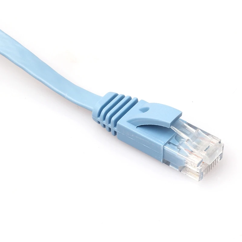 Компьютерный сетевой кабель CAT6 RJ45 плоский Джампер супер шесть сетевых кабелей
