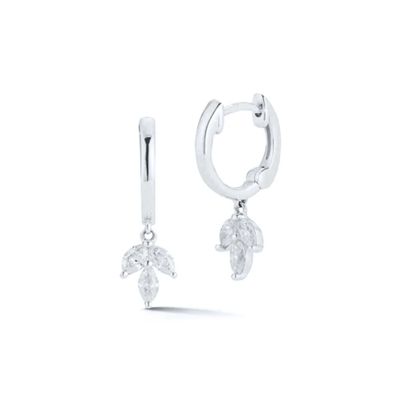 

Женские серьги в богемном стиле, серьги-кольца с фианитами