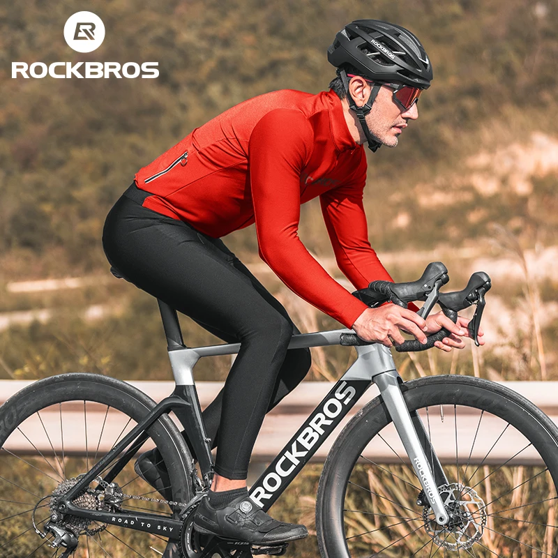 Комплект утепленной куртки ROCKBROS для мужчин и женщин спортивный костюм из джерси