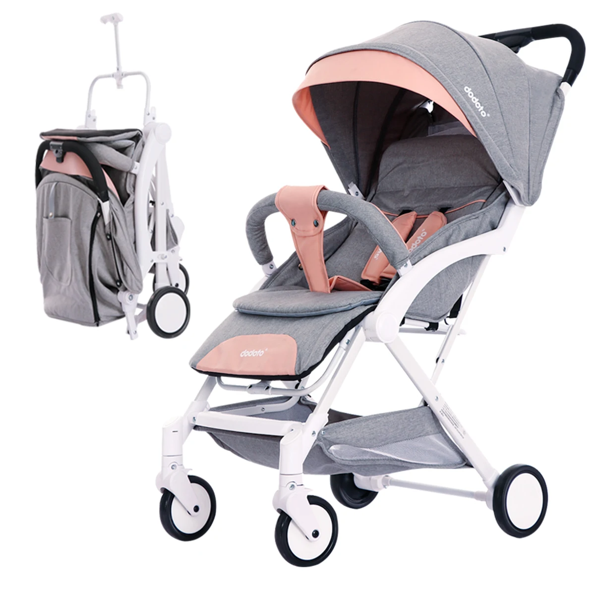 5.8kg Adjustable Luxury Baby Stroller 3 in 1 Portable High Landscape Luxury Stroller Hot Mom Pink Stroller Travel Pram Pushchair enlarge