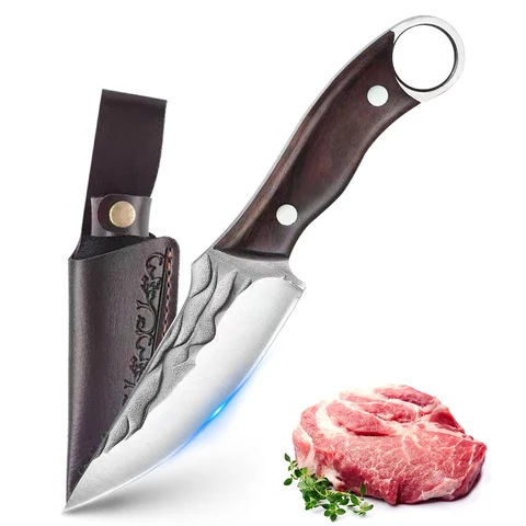 Кухонный нож ручной работы, нож для обвалки, Многофункциональный Магнитный нож, мясницкий нож, мясницкий нож, кухонный инструмент