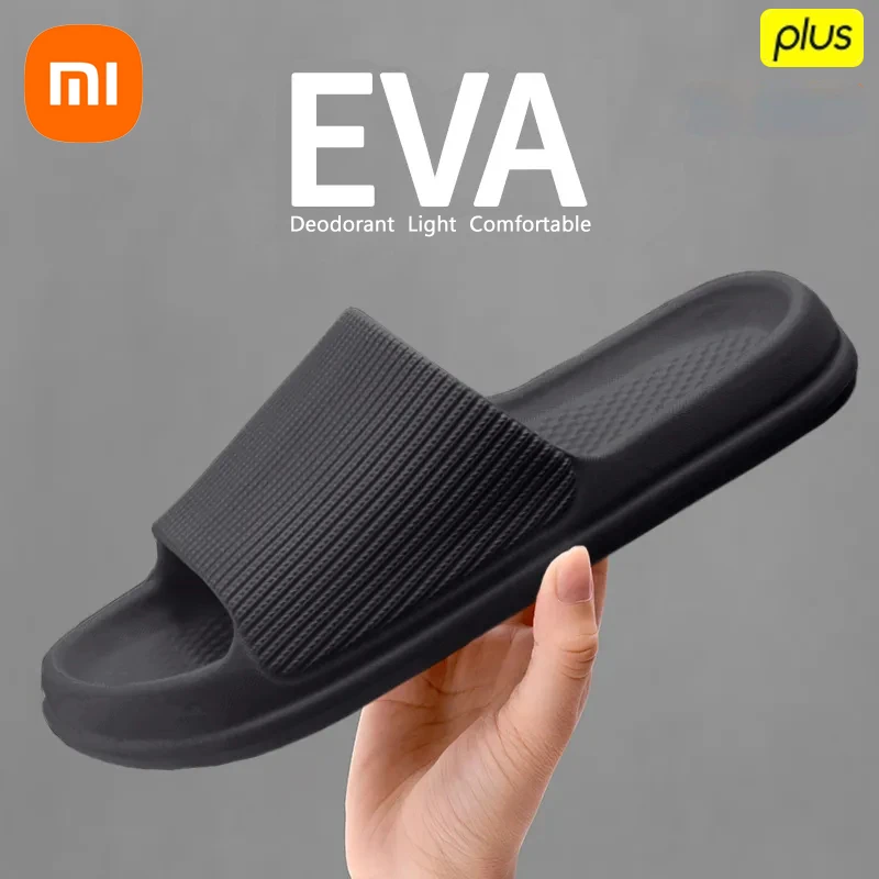 

Xiaomi Fashion Sandals Men's Women's Anti-Slip Wear-Resistant EVA Thick Sole Comfortable Home Slippers Bathroom Bath Flip-Flops