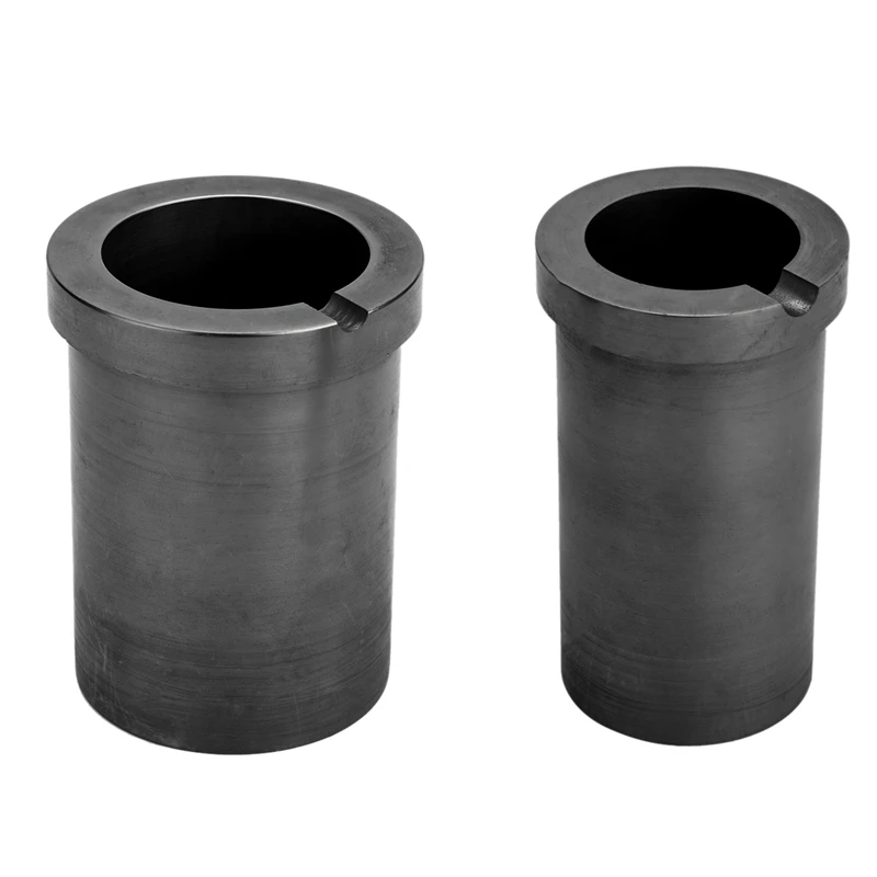

2X High-Purity Melting 1Kg /3Kg Graphite Crucible Good Heat Transfer Performance For High-Temperature Gold And Silver Metal Smel