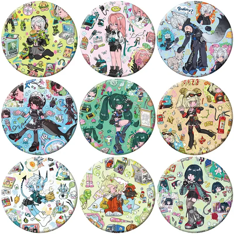 Брошь в стиле аниме Zenless Zone Zero значки для косплея броши Jane Doe сумки аксессуары